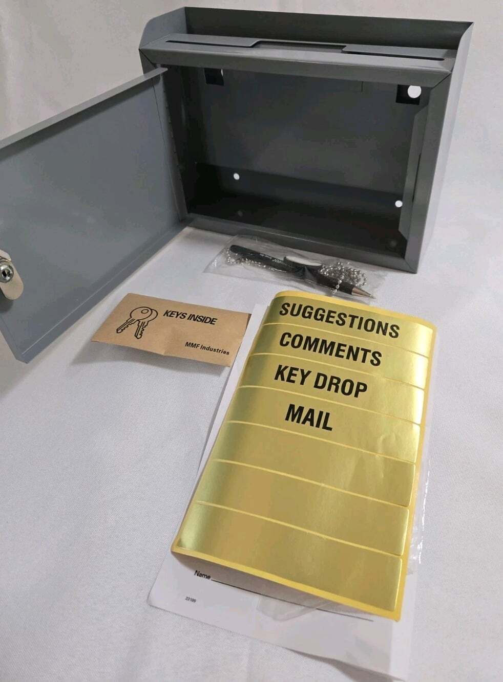 MMF Steel Multi-Purpose Drop Box - Picture 2 of 2